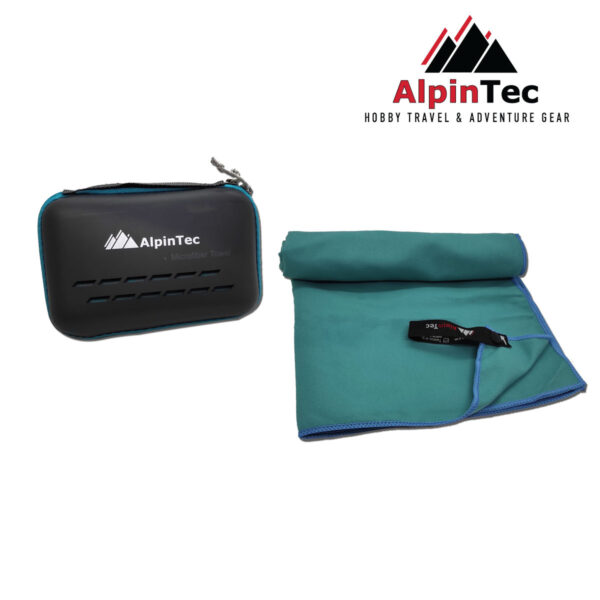 Alpin Tec Πετσέτα Μικροϊνών 50x100 Teal Blue