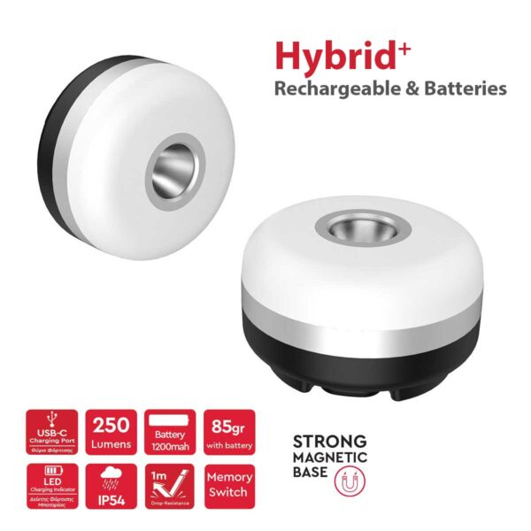 Φακός Alpinpro Simlite Επαναφ. Μπαταρίας