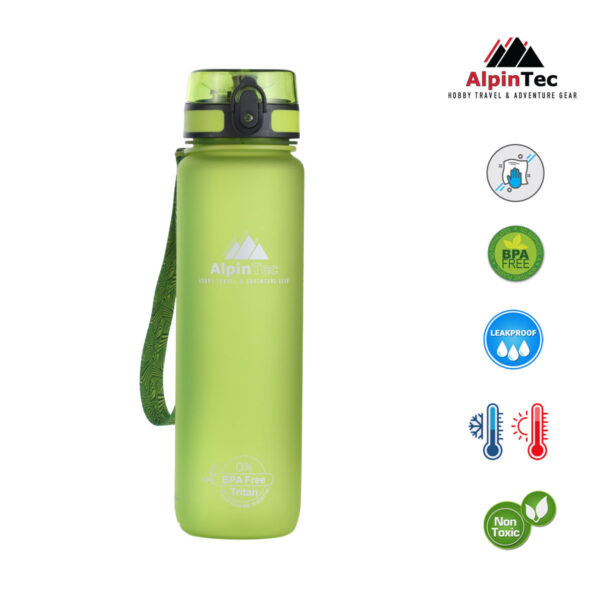 Alpin Tec Quest 1000ml Παγούρι Νερού Green