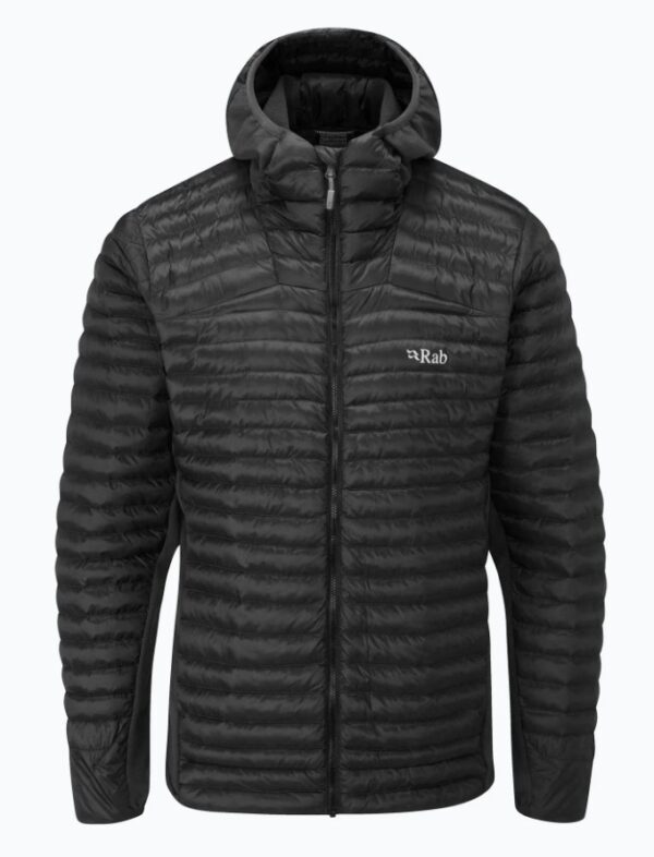 Rab Mens Cirrus Flex Insulated Hooded Συνθετικό Puffer Μπουφάν Black