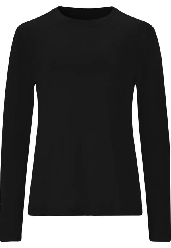 Endurance Alvaly L/S Melange Γυναικείο Συνθετικό Μακρυμάνικο Τεχνικό Μπλουζάκι Black Melange