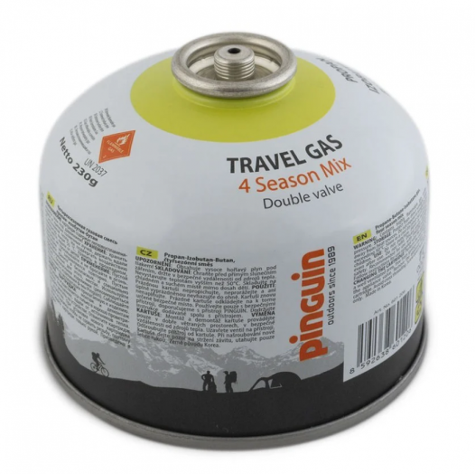Pinguin Travel Gas 230g Φιάλη Αερίου Βιδωτή
