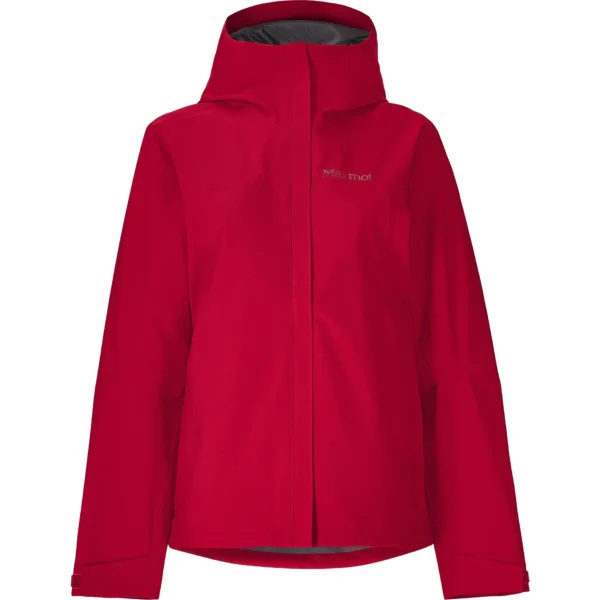 Marmot Women's PreCip® Eco Jacket Γυναικείο Συνθετικό Αδιάβροχο Regular Fit Red Mulberry