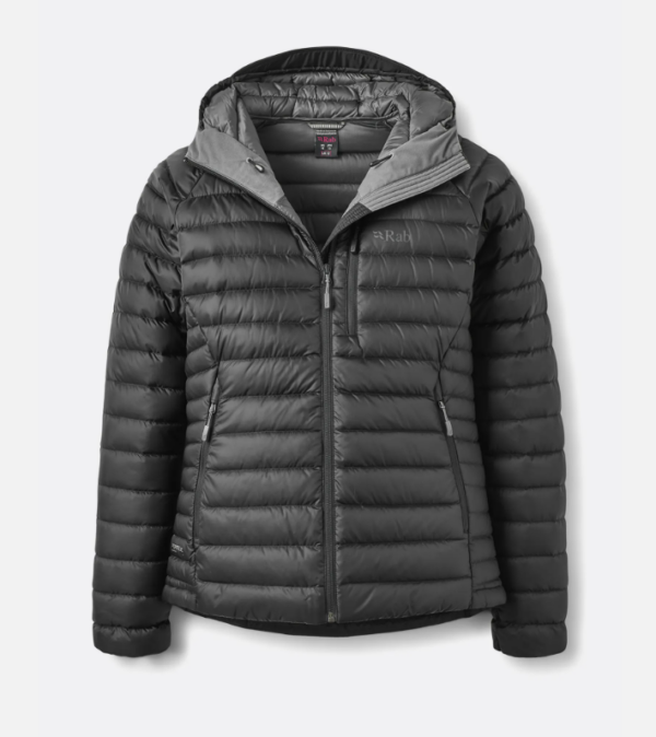 Rab Microlight Alpine Jacket Black Γυναικείο Πουπουλένιο Μπουφάν