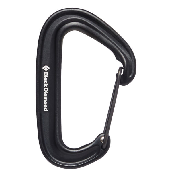 Black Diamond Miniwire Μαύρο Καραμπίνερ