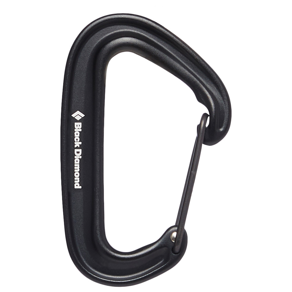 Black Diamond Miniwire Μαύρο Καραμπίνερ