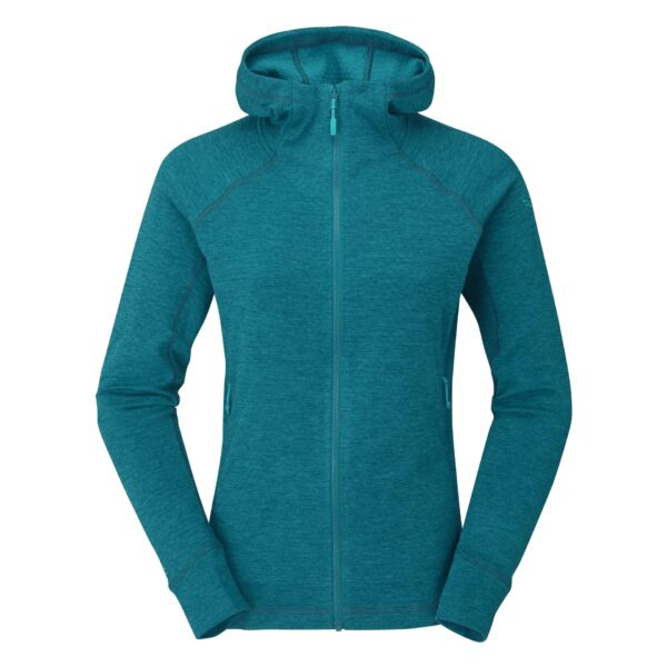 Rab Women's Nexus Hoody Ultramarine Γυναικεία Fleece Ζακέτα με Κουκούλα Regular Fit