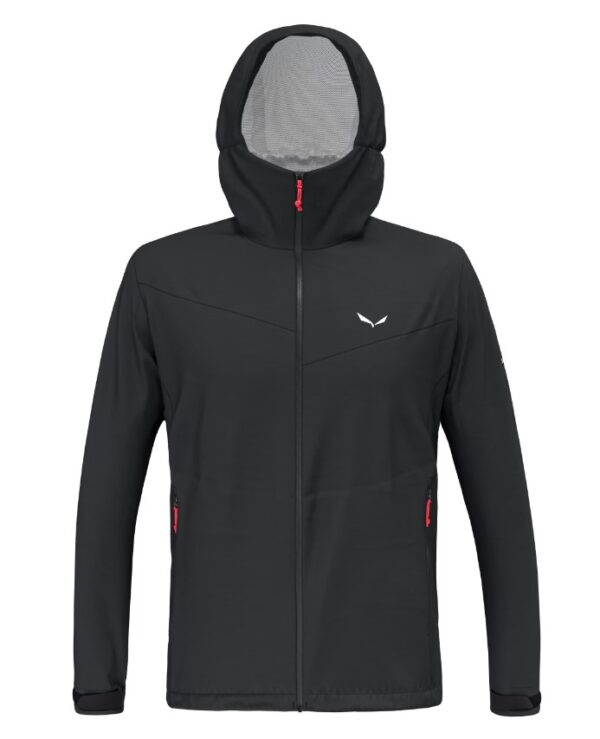 Salewa Puez Aqua 2.5L Powertex Jacket Black Αντρικό Αδιάβροχο