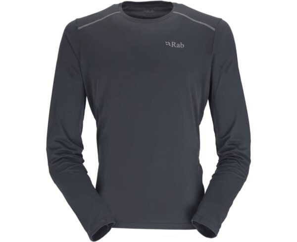 Rab Force LS Tee Beluga Μακρυμάνικο Τεχνικό Μπλουζάκι