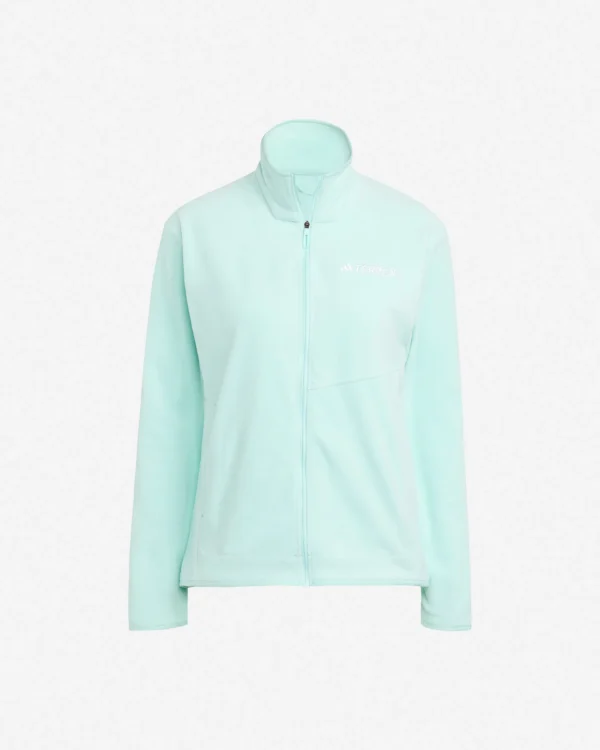 Adidas Terrex Multi Essentials Full Zip Γυναικεία Συνθετική Fleece Ζακέτα Aqua