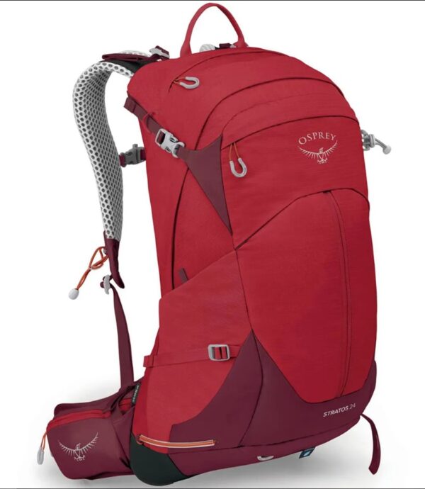 Osprey Stratos 24L Σακίδιο Ορειβασίας Poinsettia Red