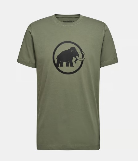 Mammut Core Classic Κοντομάνικο Ανδρικό Μπλουζάκι Regular Fit Marsh