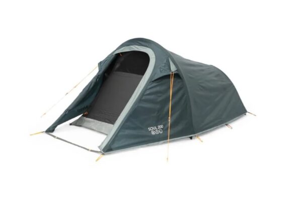 Vango Soul 200 Σκηνή Camping Τούνελ Μπλε με Διπλό Πανί για 2 Άτομα 270x130x95εκ. Deep Blue