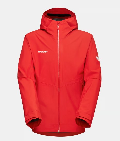 Mammut Alto Light HS Hooded Jacket Αντρικό Συνθετικό Αδιάβροχο Regular Fit Red