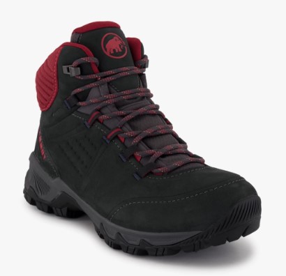 Mammut Nova IV Mid GTX Γυναικείο Δερμάτινο Μποτάκι Ορειβασίας Black-Blood