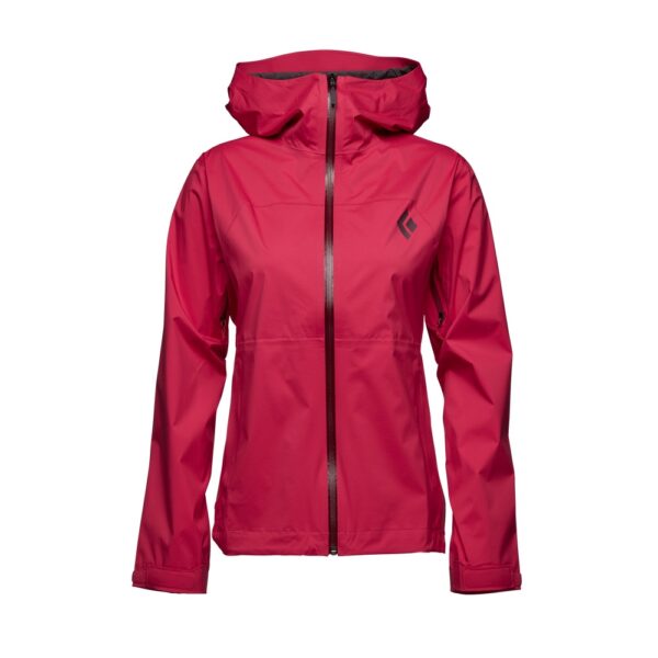 Black Diamond Women's Stormline Stretch Rain Shell Pomegranate Αδιάβροχο Jacket