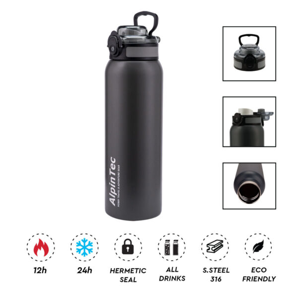 Alpin Tec Wayfarer 1000ml θερμός Grey