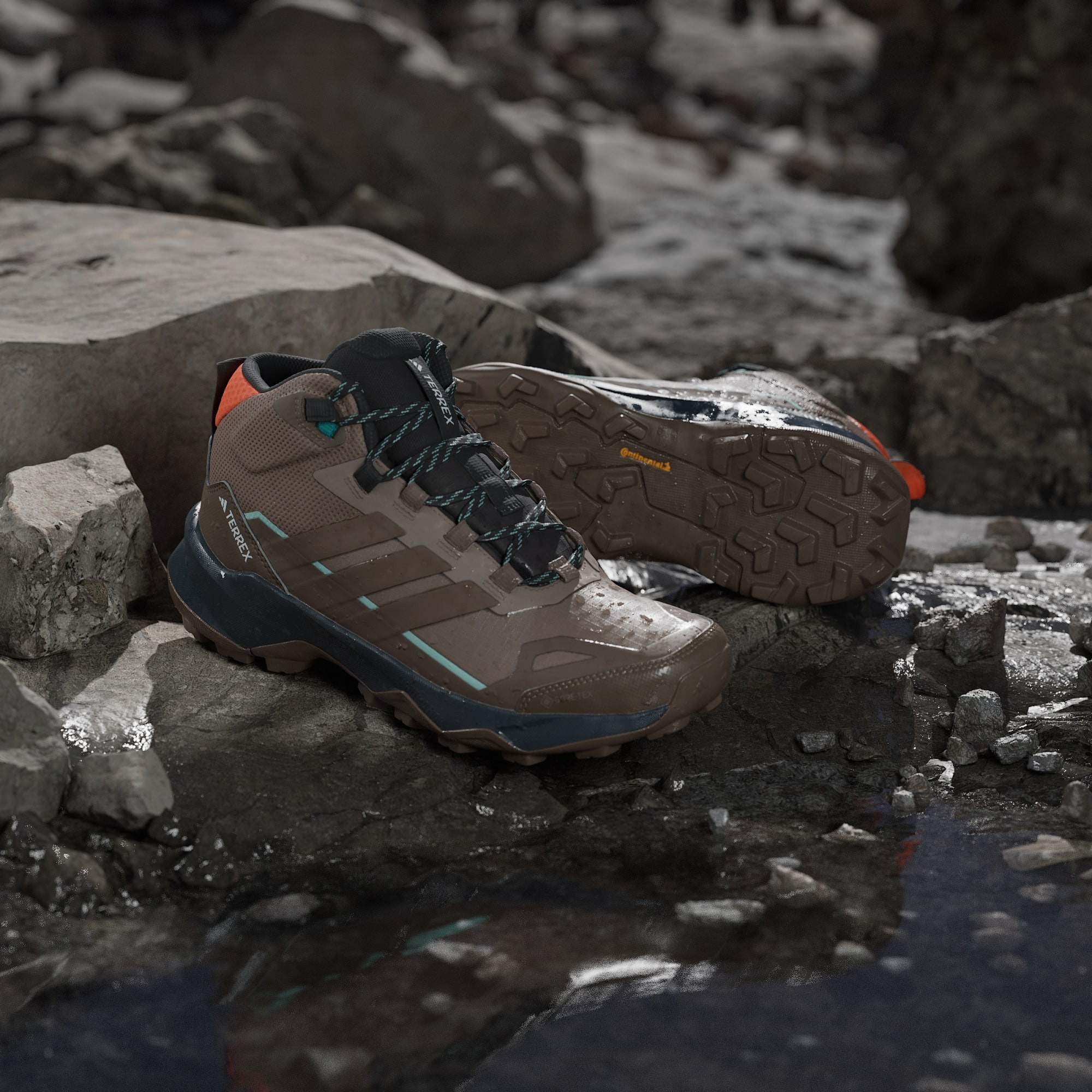 Adidas Terrex Skychaser AX 5 Mid Gore-tex Αδιάβροχο Αντρικό Μποτάκι Ορειβασίας - Εικόνα 7