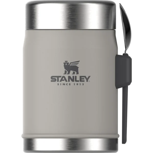 Stanley Legendary Food Jar + Spork 0.4L Δοχείο Φαγητού Με Κουτάλι Ash