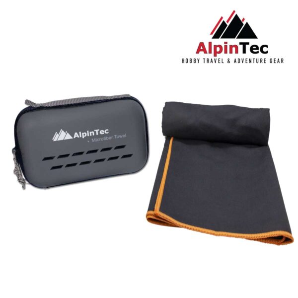 Alpin Tec Πετσέτα Μικροϊνών 60x120 Black