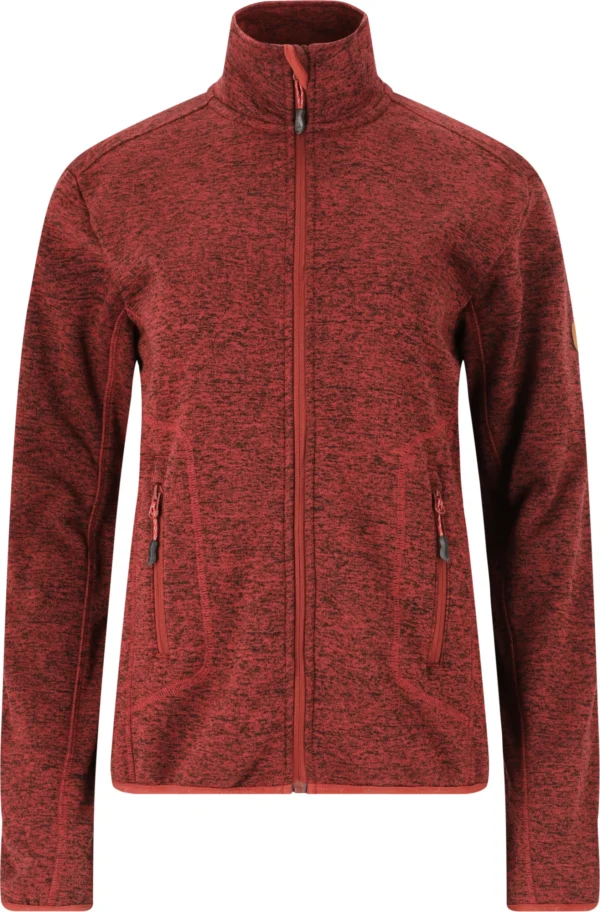 Whistler Samani Melange Jacket Γυναικείο Fleece Red Pear