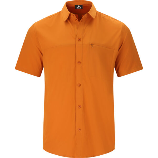 Whistler Jeromy Αντρικό Κοντομάνικο Πουκάμισο Regular Fit Pumpkin Spice