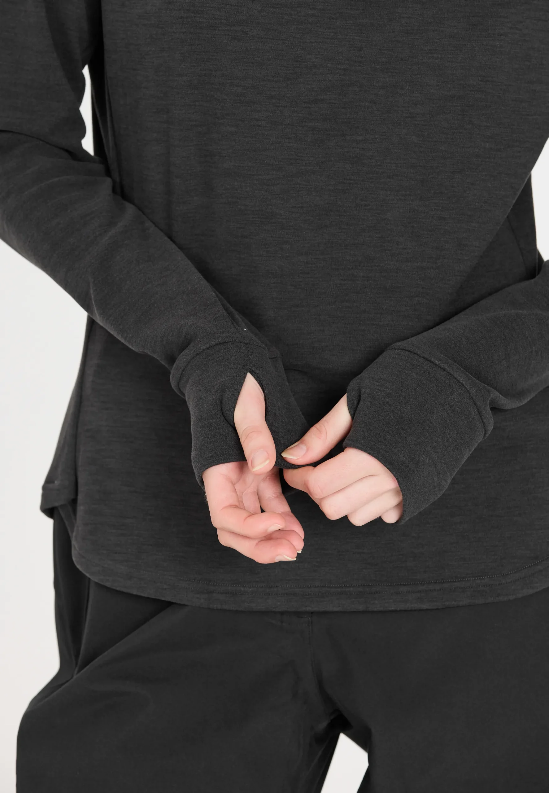 Whistler Kajsa Half Zip Γυναικείο Συνθετικό Fleece Phantom - Image 4