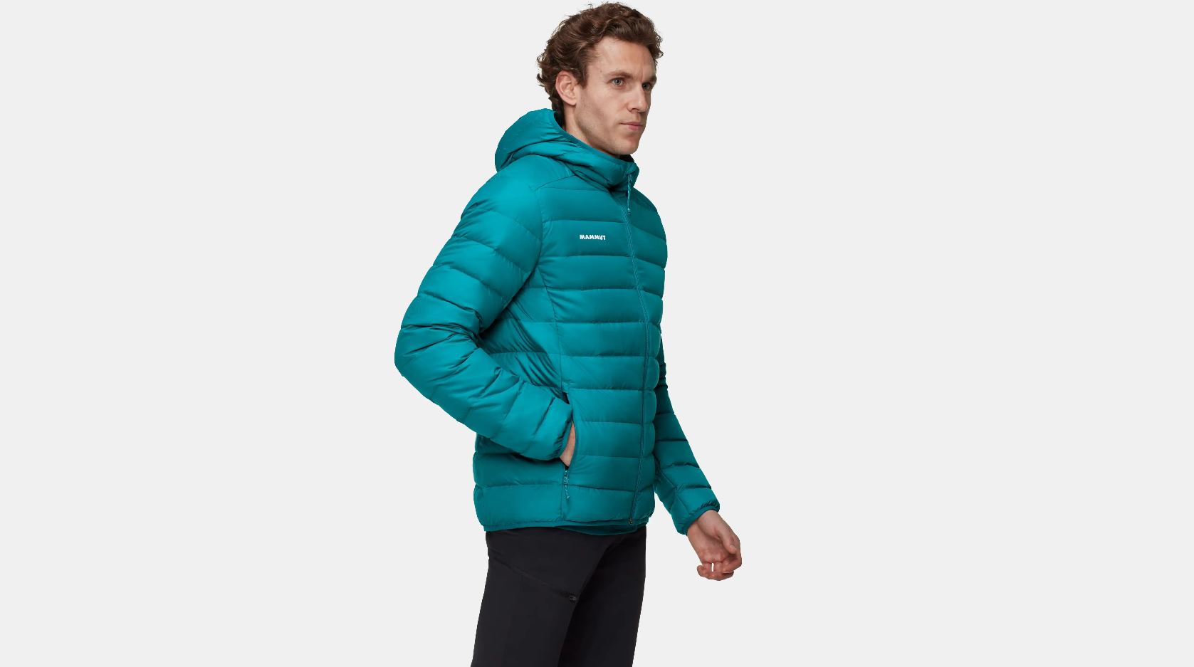 Mammut Waymarker IN Hooded Jacket Αντρικό Πουπουλένιο Μπουφάν Deep Teal - Εικόνα 3