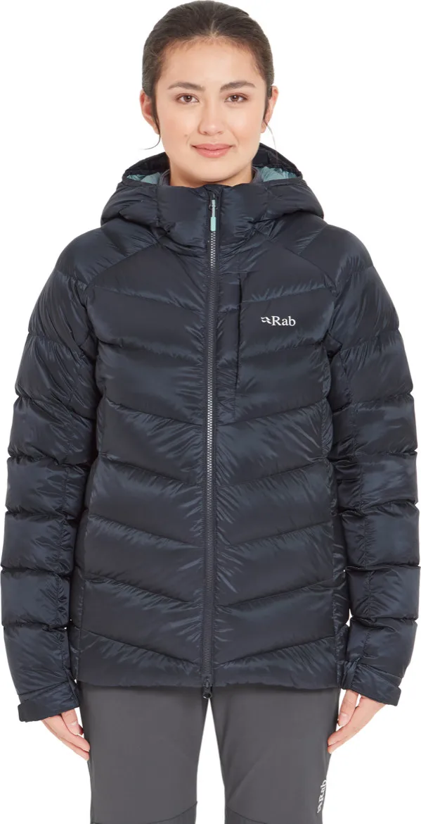 Rab Glaceon Pro Down Jacket Γυναικείο Πουπουλένιο Μπουφάν Regular Fit Beluga - Image 2