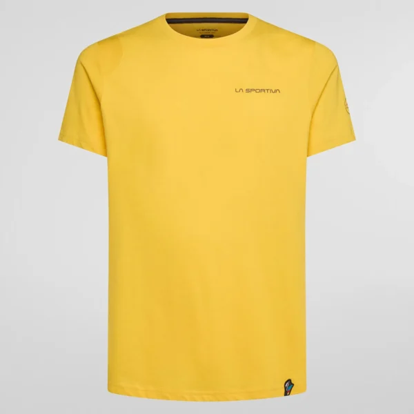 La Sportiva Dawn Wall T-Shirt Ανδρικό Κοντομάνικο Βαμβακερό Μπλουζάκι Yellow