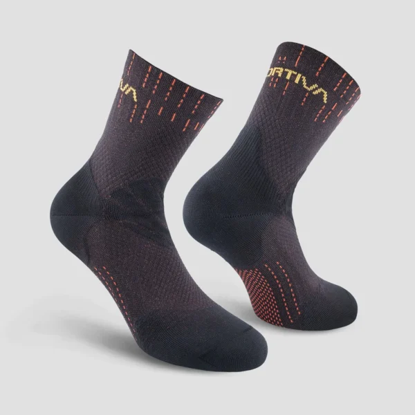 La Sportiva Swift Trail Socks Black/Yellow Κάλτσες Τρεξίματος