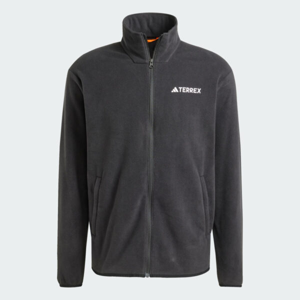 Adidas Terrex Multi Essentials Full Zip Ανδρική Συνθετική Fleece Ζακέτα Black