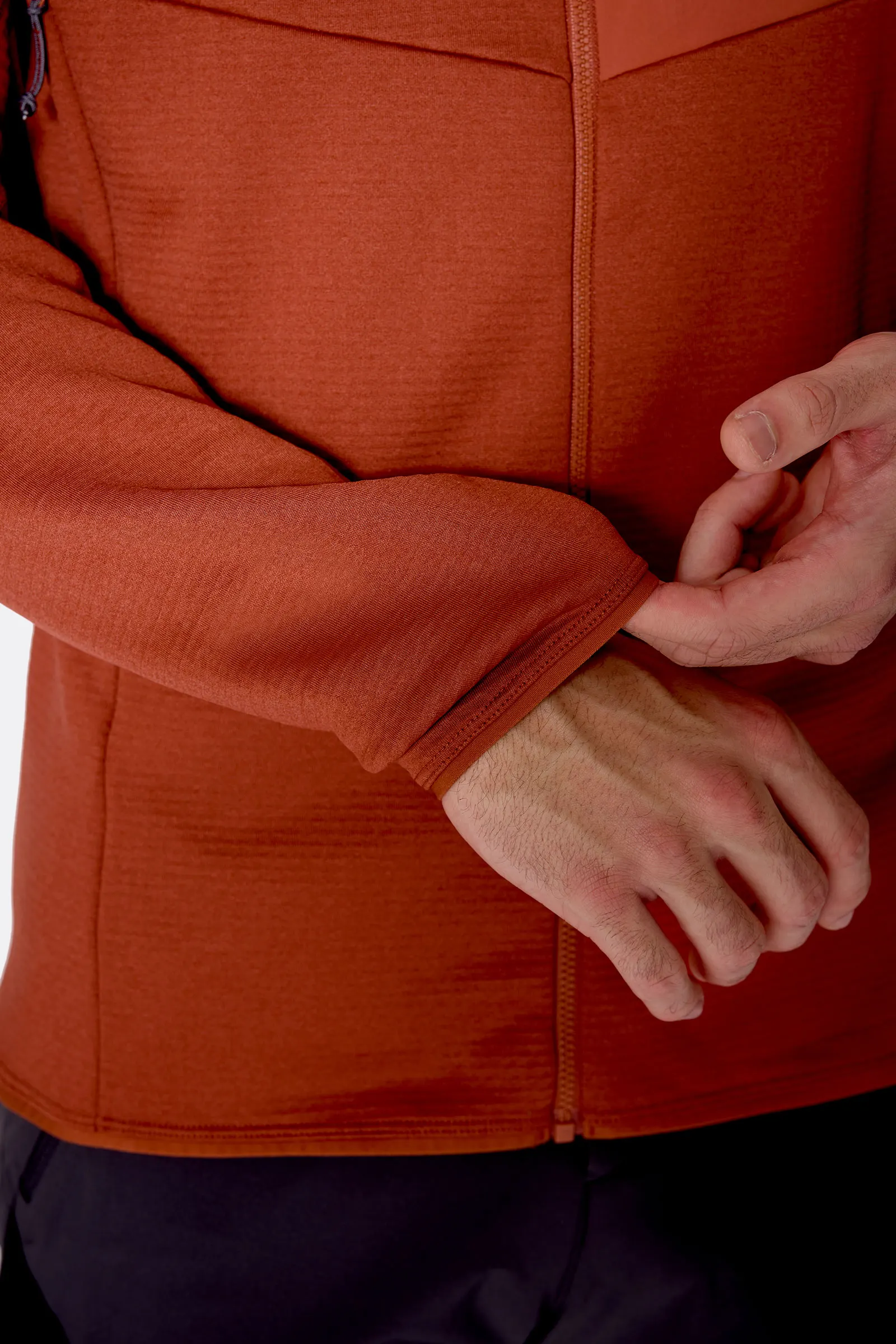 Rab Ascendor Ανδρικό Fleece Hoody Tuscan Red - Image 4