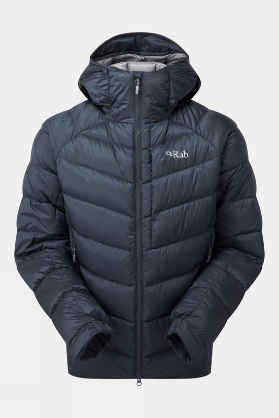 Rab Mens Glaceon Pro Down Jacket Πουπουλένιο Μπουφάν Regular Fit Beluga