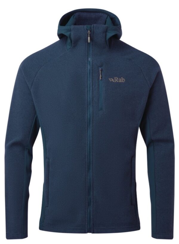 Rab Capacitor Hoody Midlayer Fleece Ink Μεσαίου Πάχους Φλις