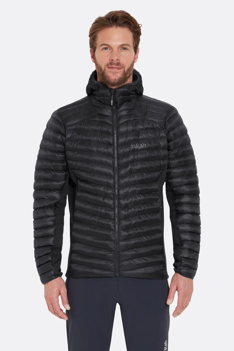 Rab Cirrus Flex Hoody Αντρικό Συνθετικό Puffer Μπουφάν Slim Black - Image 3