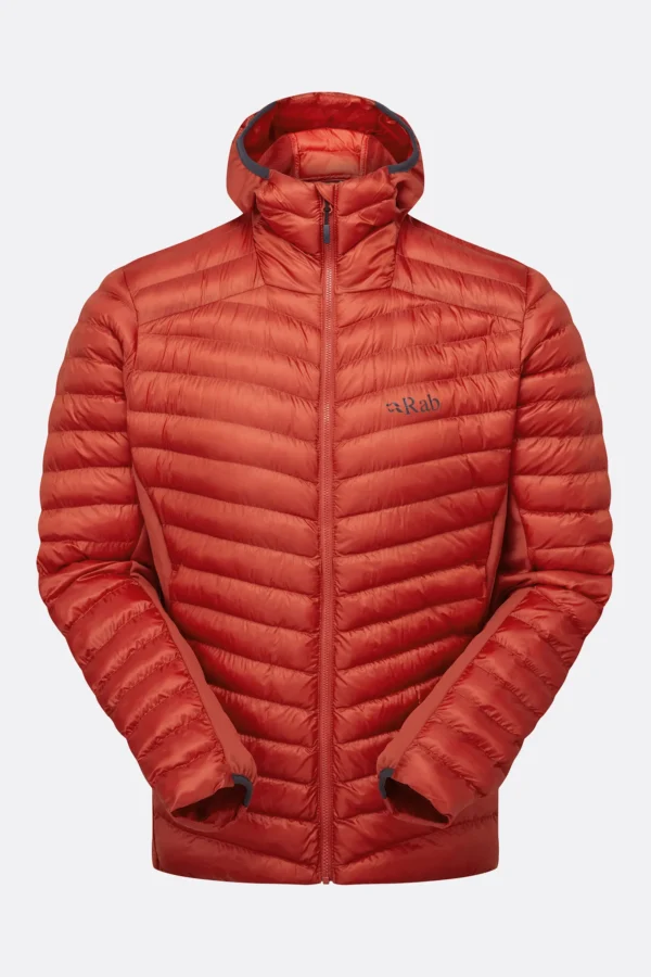Rab Cirrus Flex Hoody Αντρικό Συνθετικό Puffer Μπουφάν Slim Fit Tuscan Red