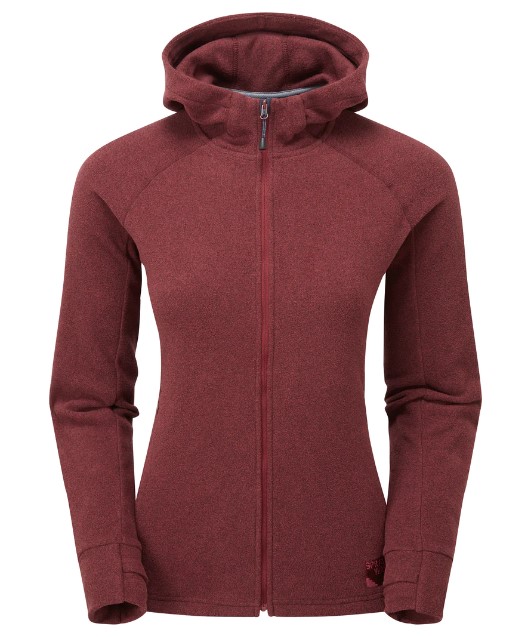 Sprayway Clee Hoody Tempranillo Fleece Γυναικεία Ζακέτα