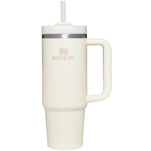 Stanley Quencher Flow State Tumbler 0.88L Ποτήρι Θερμός Cream