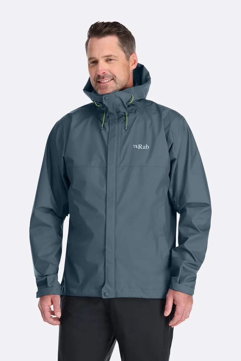 Rab Downpour Eco Jacket Orion Blue Αντρικό Αδιάβροχο 20.000 HH - Image 2