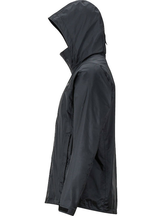 Marmot Men's PreCip® Eco Jacket Αντρικό Συνθετικό Αδιάβροχο Regular Fit Μαύρο - Image 2