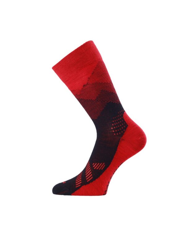 Lasting FWO Κάλτσες Crew Μαλλί Merino Red