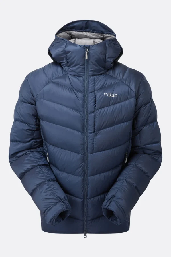 Rab Mens Glaceon Pro Down Jacket Πουπουλένιο Μπουφάν Regular Fit Tempest Blue