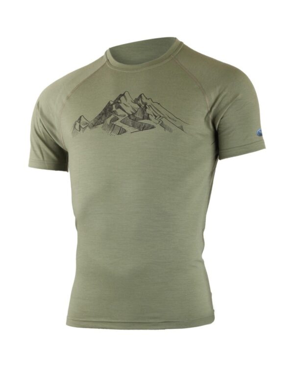 Lasting Hill Ανδρικό 100% Μάλλινο Μερινό Κοντομάνικο Μπλουζάκι