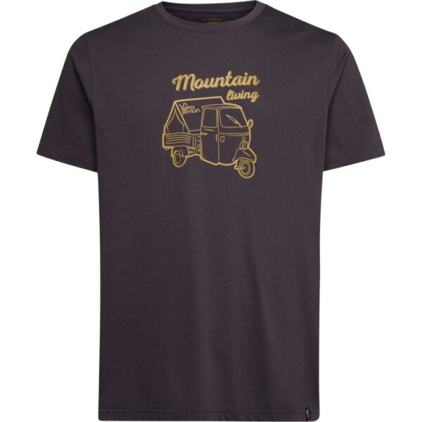 La Sportiva Ape T-Shirt Ανδρικό Κοντομάνικο Βαμβακερό Μπλουζάκι Onyx