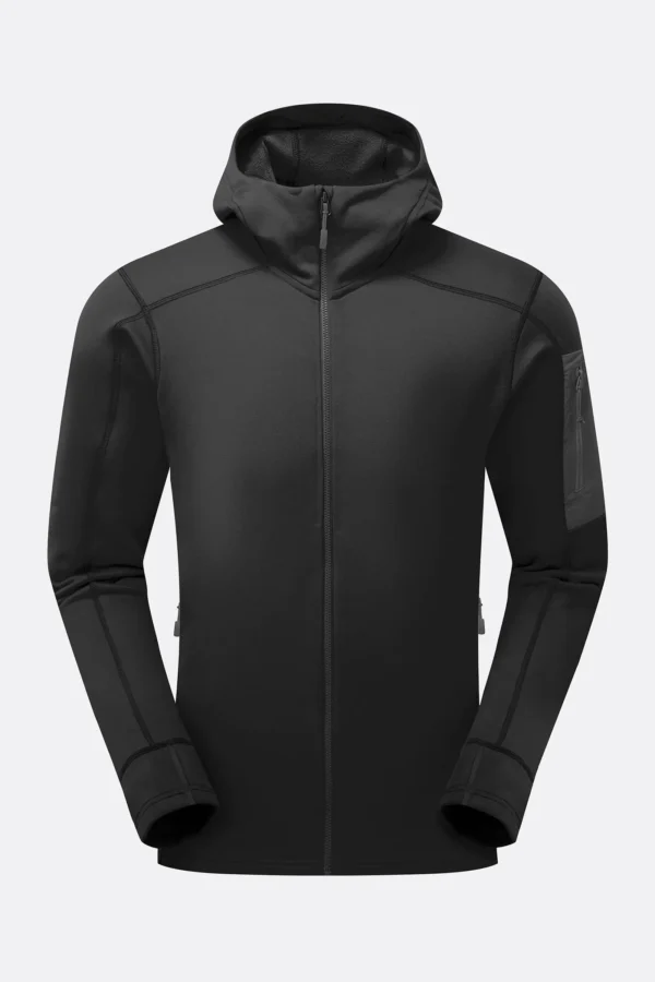 Rab Modulus Hoodie Ανδρική Συνθετική Ζακέτα Slim Fit Black