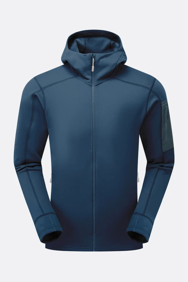 Rab Modulus Hoodie Ανδρική Συνθετική Ζακέτα Slim Fit Tempest Blue