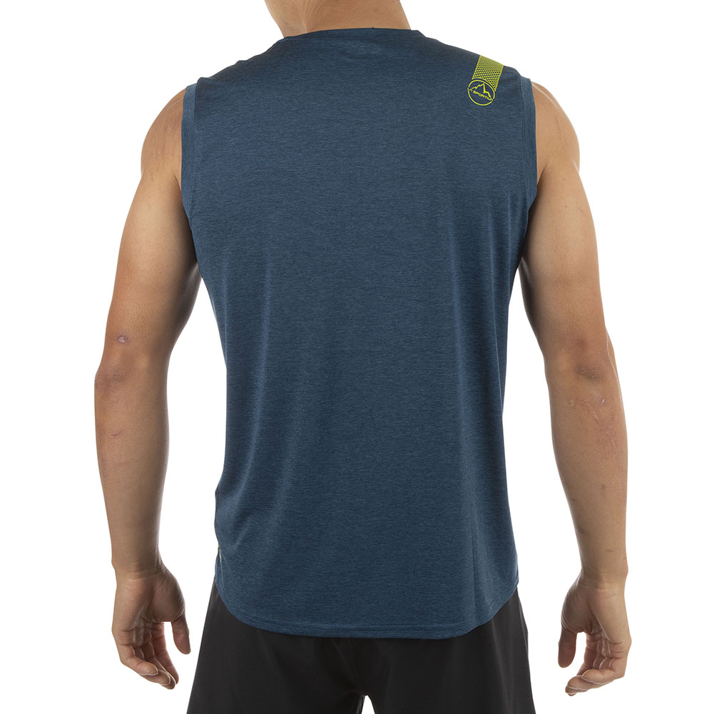 La Sportiva Tracer Tank Storm Blue Ανδρικό Τεχνικό Aμάνικο Μπλουζάκι - Image 2