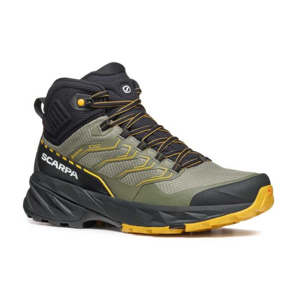 Scarpa Rush 2 Mid Gore-Tex Moss/Sulphur Αδιάβροχο Μποτάκι Ορειβασίας