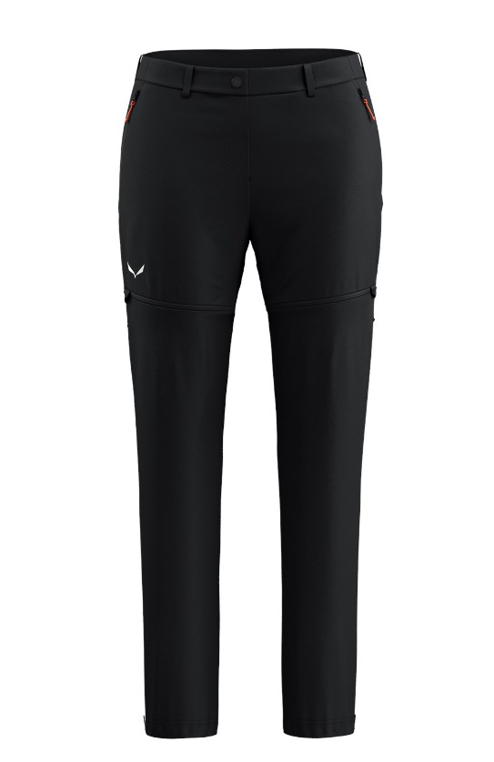 Salewa Talvena DST 2/1 Γυναικείο Softshell Παντελόνι / Σορτς Black Regular Fit